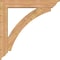 Ekena Millwork Thorton Traditional Smooth Bracket w/ Offset Brace, Western Red Cedar, 7 1/2"W x 44"D x 44"H BKT0806X44X44THR01SWR - alternate 2